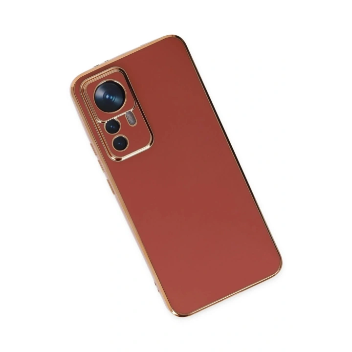 Mey İthalat®   Mi 12T Pro Kılıf Volet Silikon - Kırmızı