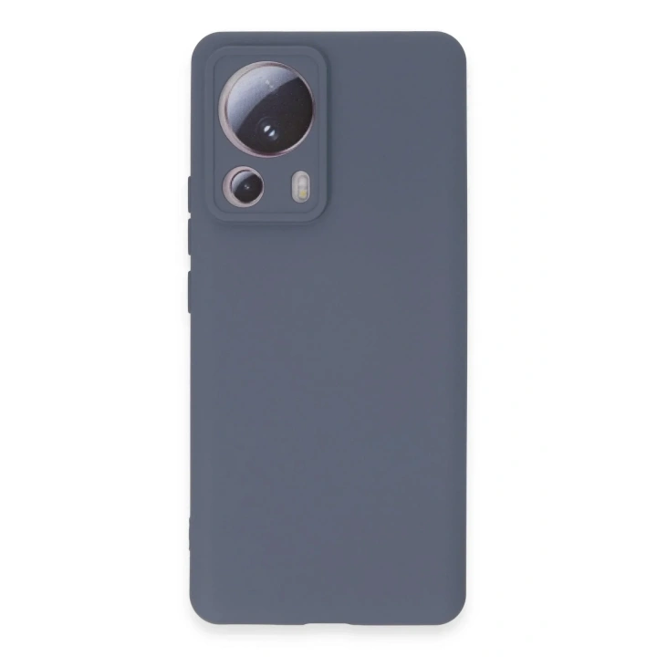 Mey İthalat®   Mi 13 Lite Kılıf Nano içi Kadife Silikon - Gri