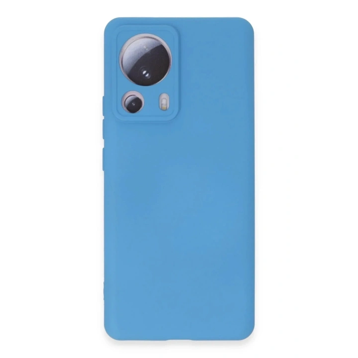 Mey İthalat®   Mi 13 Lite Kılıf Nano içi Kadife Silikon - Mavi