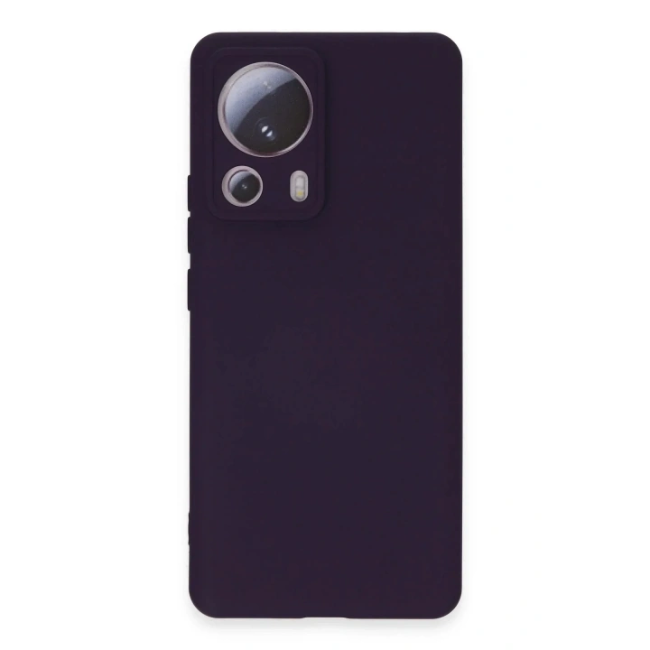 Mey İthalat®   Mi 13 Lite Kılıf Nano içi Kadife Silikon - Mor