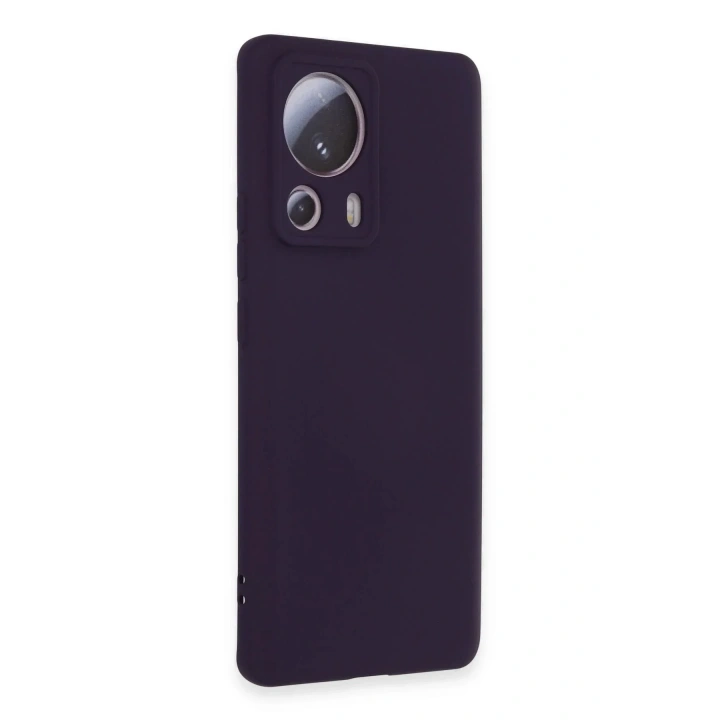 Mey İthalat®   Mi 13 Lite Kılıf Nano içi Kadife Silikon - Mor