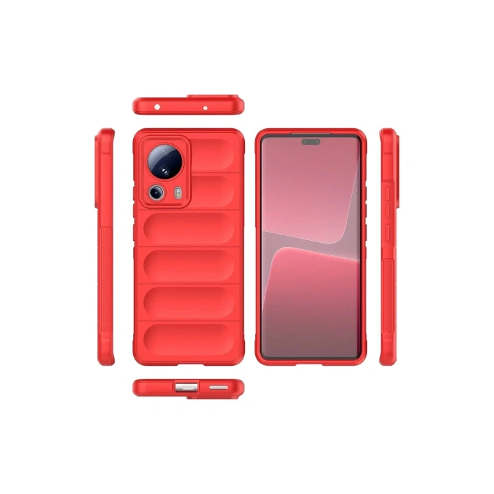 Mey İthalat®   Mi 13 Lite Kılıf Optimum Silikon - Kırmızı