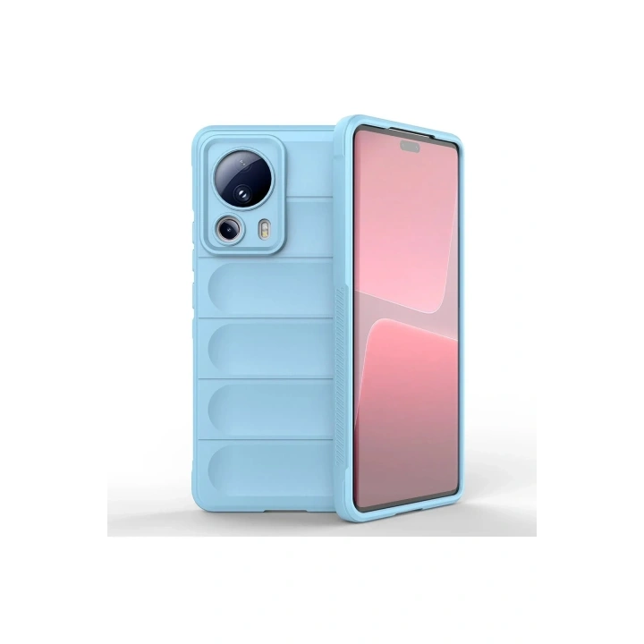 Mey İthalat®   Mi 13 Lite Kılıf Optimum Silikon - Sky Blue
