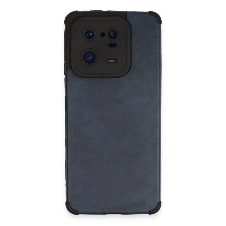 Mey İthalat®   Mi 13 Pro Kılıf Loop Deri Silikon - Lacivert