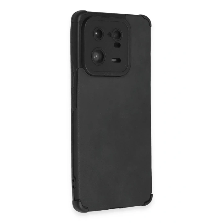 Mey İthalat®   Mi 13 Pro Kılıf Loop Deri Silikon - Siyah