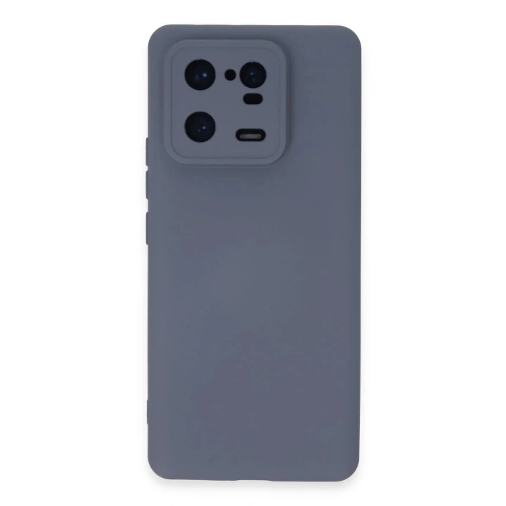 Mey İthalat®   Mi 13 Pro Kılıf Nano içi Kadife Silikon - Gri