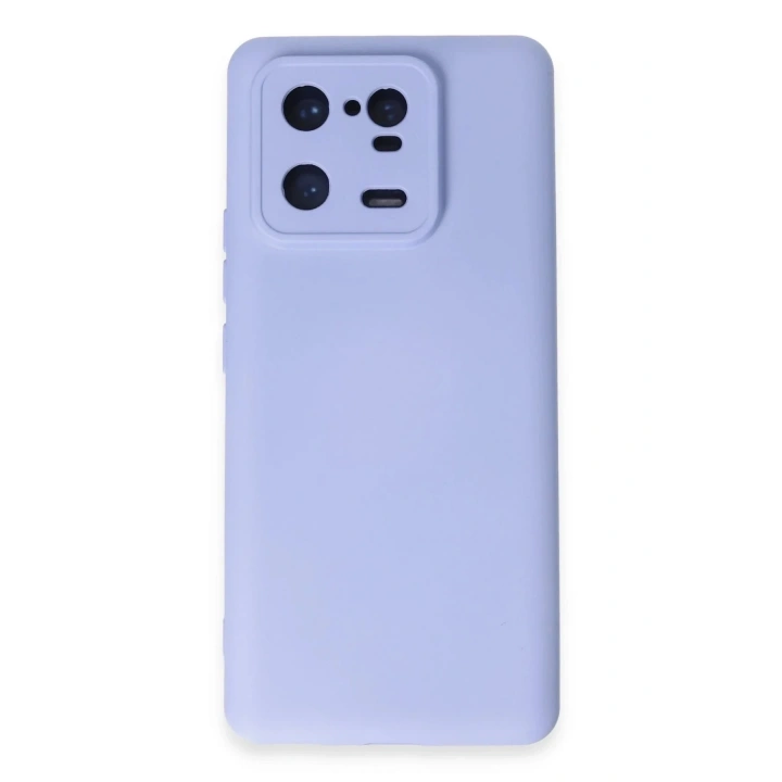 Mey İthalat®   Mi 13 Pro Kılıf Nano içi Kadife Silikon - Lila