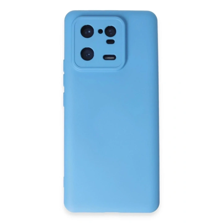 Mey İthalat®   Mi 13 Pro Kılıf Nano içi Kadife Silikon - Mavi