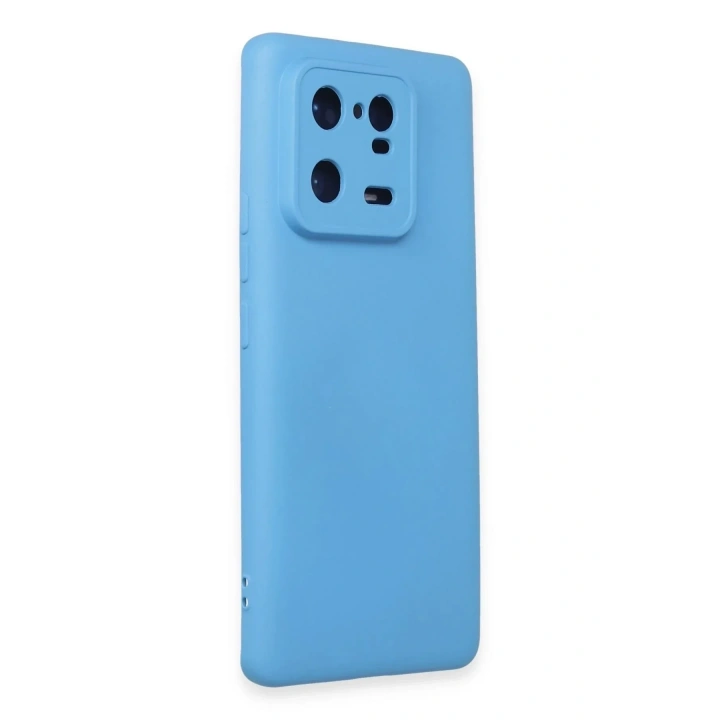 Mey İthalat®   Mi 13 Pro Kılıf Nano içi Kadife Silikon - Mavi