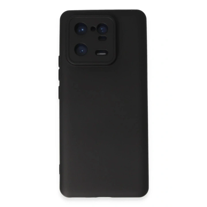 Mey İthalat®   Mi 13 Pro Kılıf Nano içi Kadife Silikon - Siyah