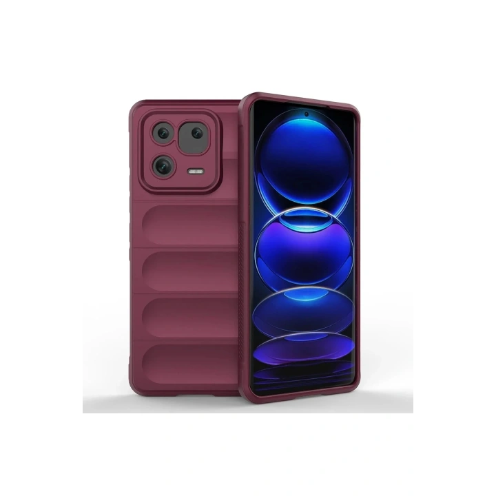 Mey İthalat®   Mi 13 Pro Kılıf Optimum Silikon - Bordo