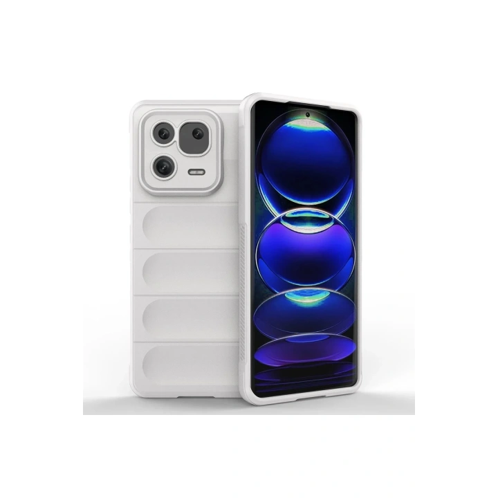 Mey İthalat®   Mi 13 Pro Kılıf Optimum Silikon - Krem