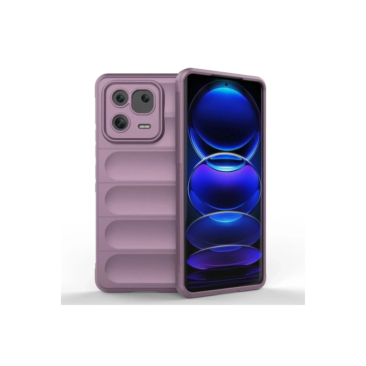 Mey İthalat®   Mi 13 Pro Kılıf Optimum Silikon - Mor