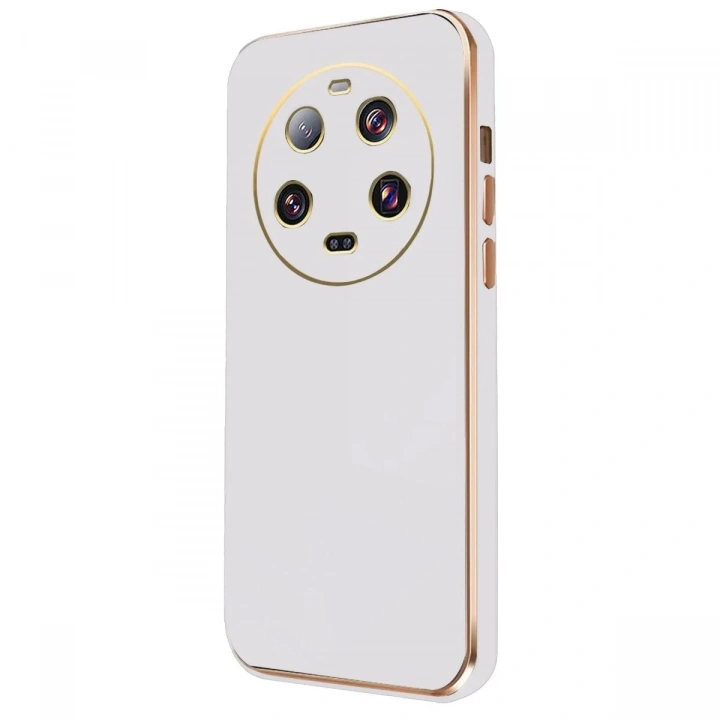 Mey İthalat®   Mi 14 Ultra Kılıf Volet Silikon - Beyaz