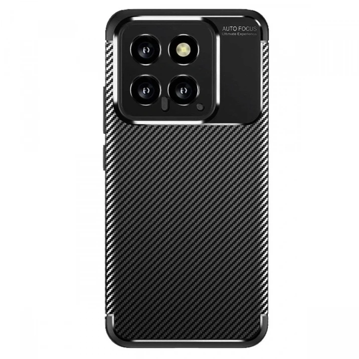 Mey İthalat®   Mi 14T Kılıf Auto Focus Karbon Kapak - Siyah