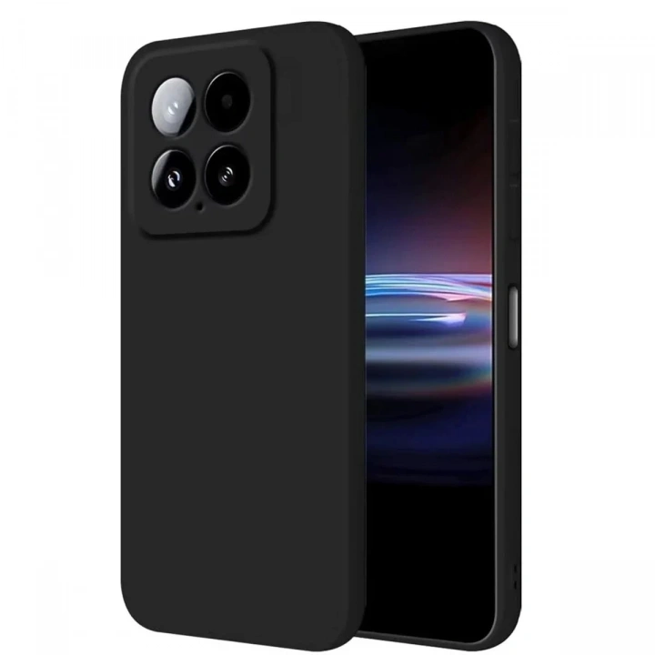 Mey İthalat®   Mi 14T Pro Kılıf Nano içi Kadife Silikon - Siyah