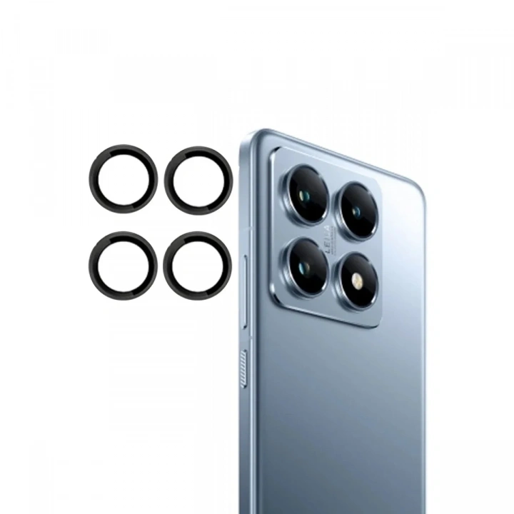 Mey İthalat®   Mi 14T Pro PVD Metal Kamera Lens - Siyah