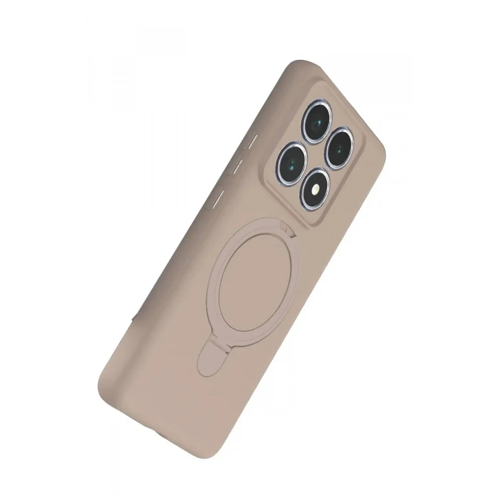 Mey İthalat®   Mi 14T Pro Regal Magsafe Standlı Kapak - Çöl Titanyum
