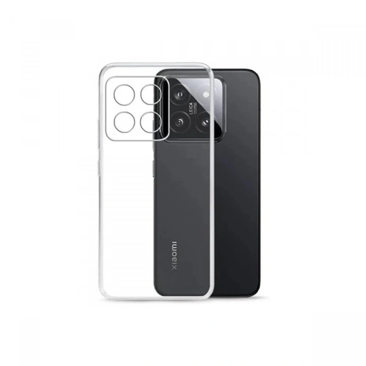 Mey İthalat®   Mi 15 Pro Kılıf Lüx Şeffaf Silikon