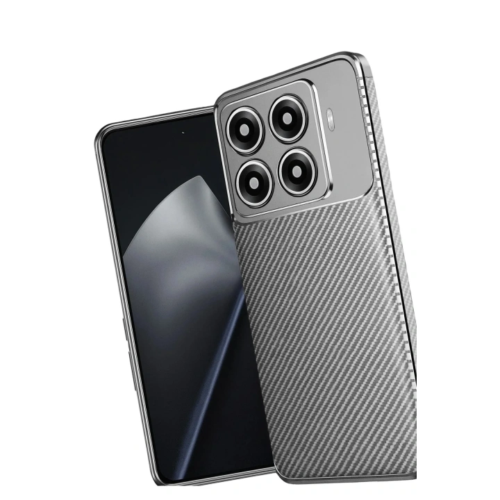 Mey İthalat®   Mi 15T Pro Auto Focus Karbon Kapak - Gri