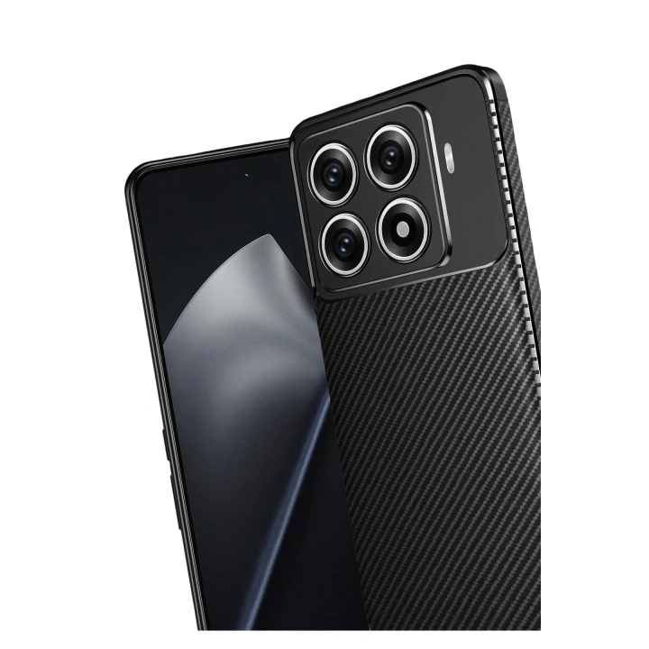 Mey İthalat®   Mi 15T Pro Auto Focus Karbon Kapak - Siyah