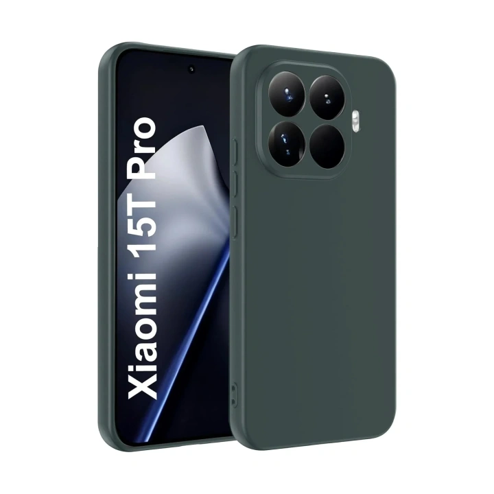 Mey İthalat®   Mi 15T Pro First Silikon - Koyu Yeşil