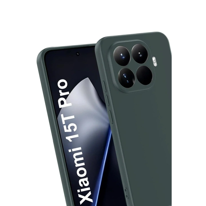Mey İthalat®   Mi 15T Pro First Silikon - Koyu Yeşil
