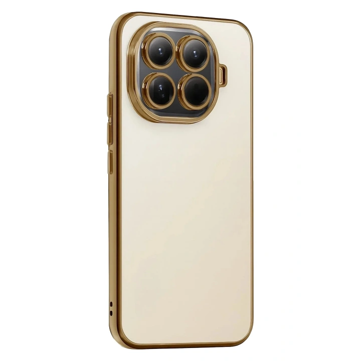 Mey İthalat®   Mi 15T Pro  Lensli Silikon - Gold
