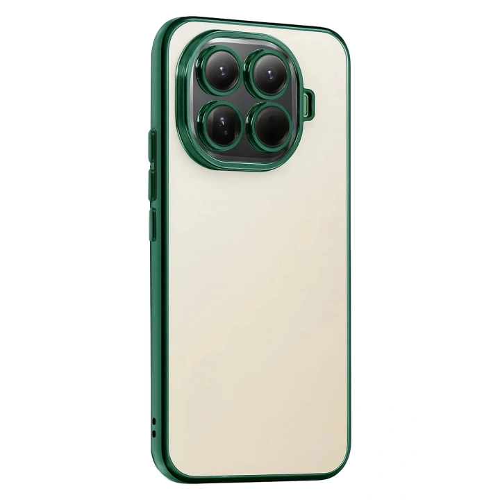 Mey İthalat®   Mi 15T Pro  Lensli Silikon - Yeşil