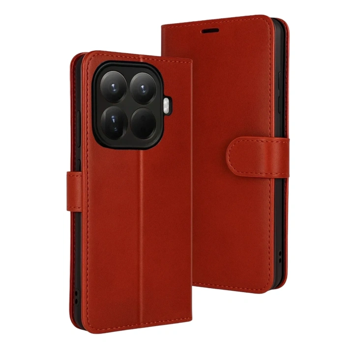 Mey İthalat®   Mi 15T Pro Trend S Plus Kapaklı Kılıf - Kırmızı