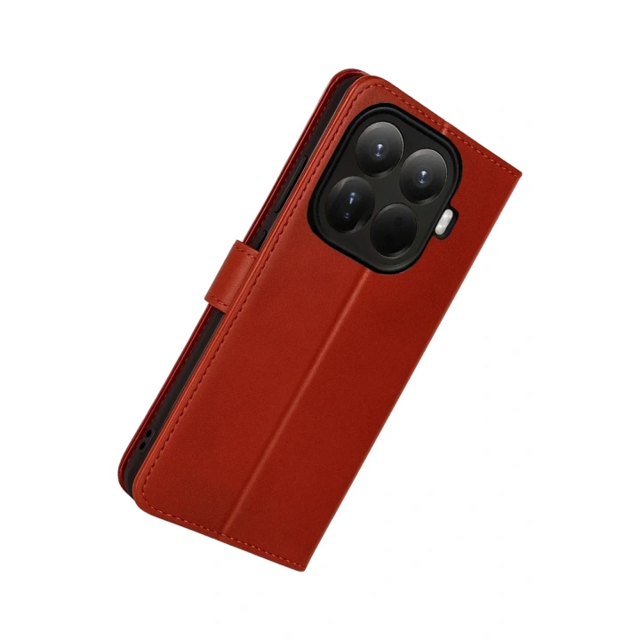 Mey İthalat®   Mi 15T Pro Trend S Plus Kapaklı Kılıf - Kırmızı