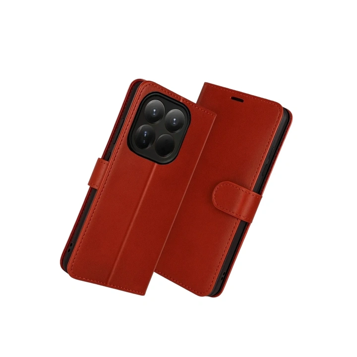 Mey İthalat®   Mi 15T Trend S Plus Kapaklı Kılıf - Kırmızı