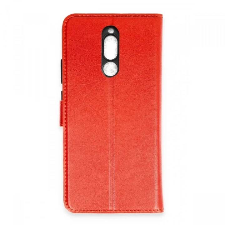 Mey İthalat®    Mi 8 Trend S Plus Kapaklı Kılıf - Kırmızı