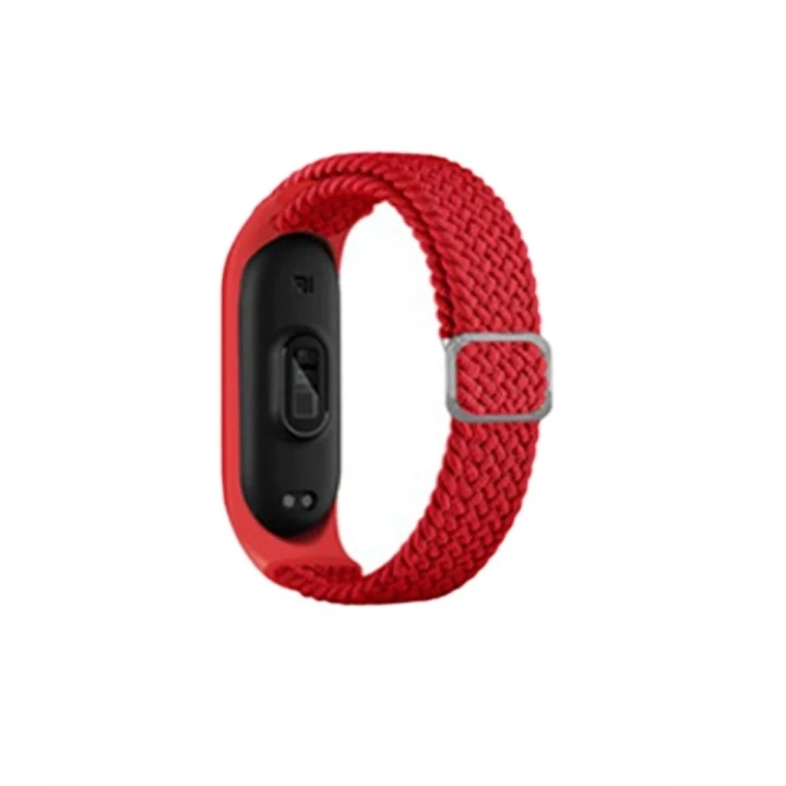 Mey İthalat®   Mi Band 4 Star Kordon - Kırmızı