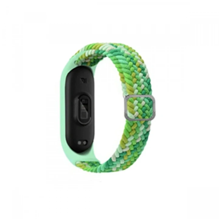 Mey İthalat®   Mi Band 4 Star Kordon - Turkuaz-Yeşil