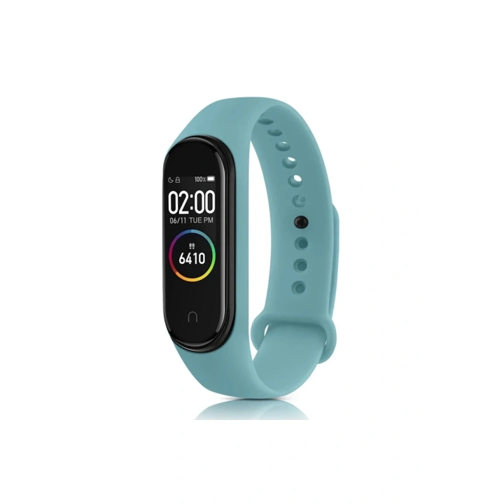Mey İthalat®   Mi Band 6 Klasik Kordon - Bebek Mavisi
