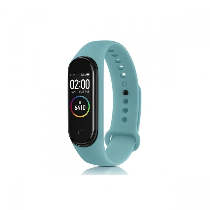 Mey İthalat®   Mi Band 6 Klasik Kordon - Bebek Mavisi