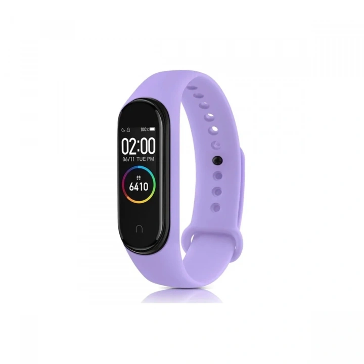 Mey İthalat®   Mi Band 6 Klasik Kordon - Lila