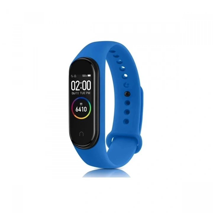 Mey İthalat®   Mi Band 6 Klasik Kordon - Mavi
