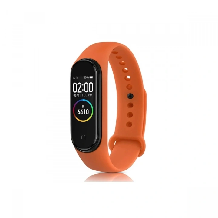 Mey İthalat®   Mi Band 6 Klasik Kordon - Turuncu