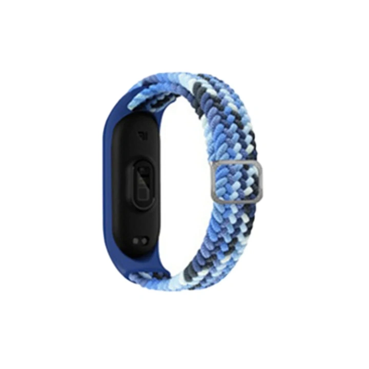 Mey İthalat®   Mi Band 6 Star Kordon - Lacivert-Mavi
