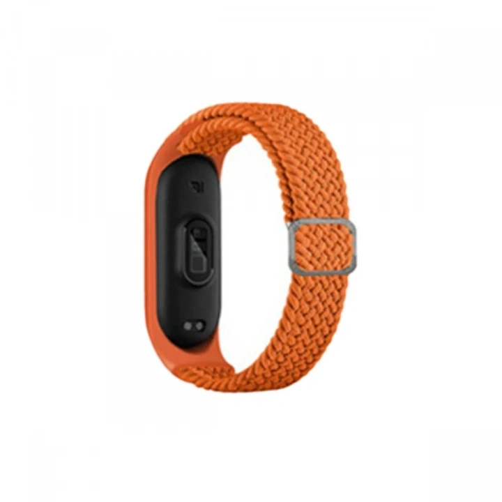 Mey İthalat®   Mi Band 6 Star Kordon - Turuncu