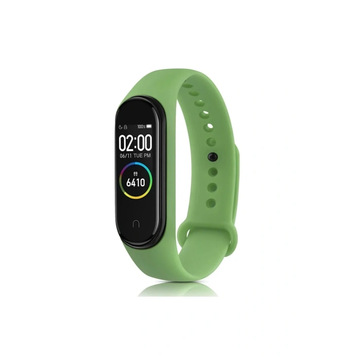 Mey İthalat®   Mi Band 7 Klasik Kordon - Açık Yeşil