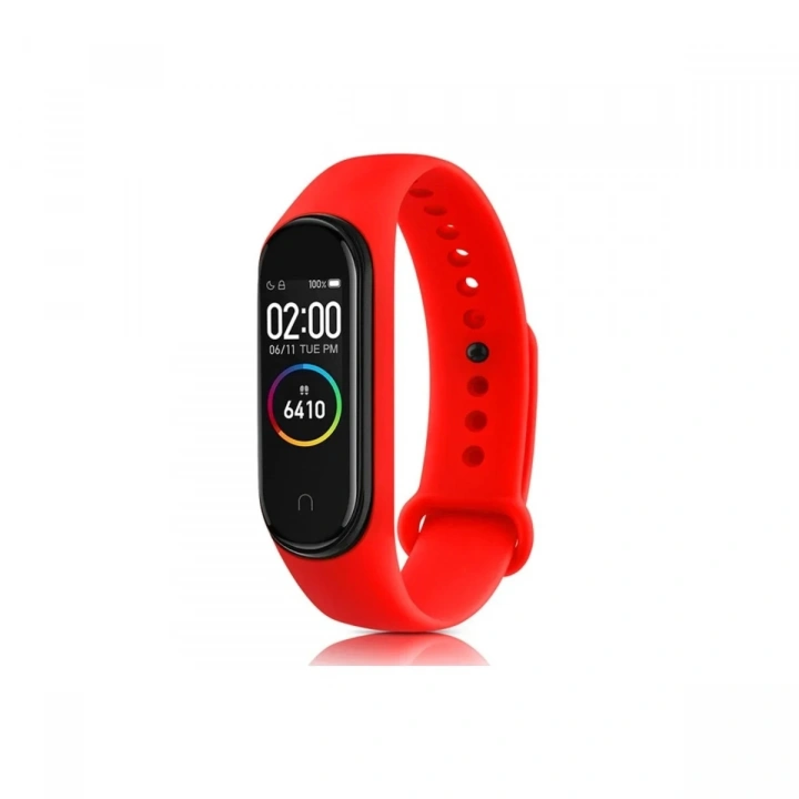Mey İthalat®   Mi Band 7 Klasik Kordon - Kırmızı