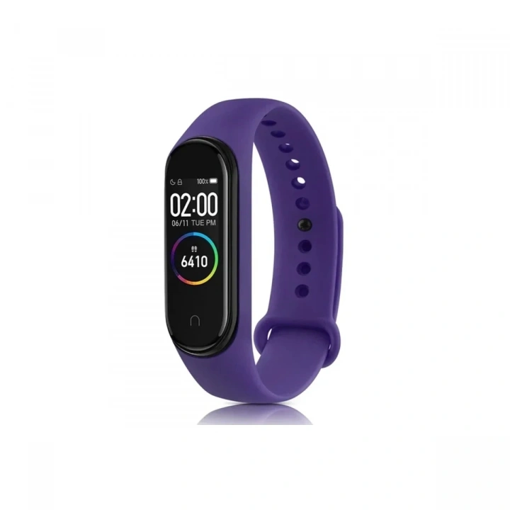 Mey İthalat®   Mi Band 7 Klasik Kordon - Mor