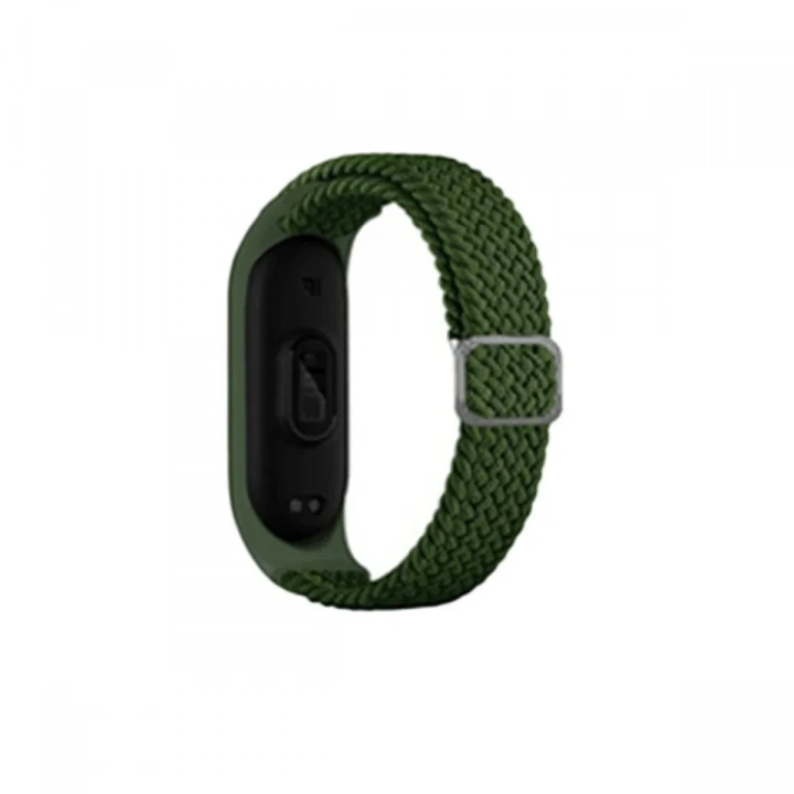 Mey İthalat®   Mi Band 7 Star Kordon - Koyu Yeşil