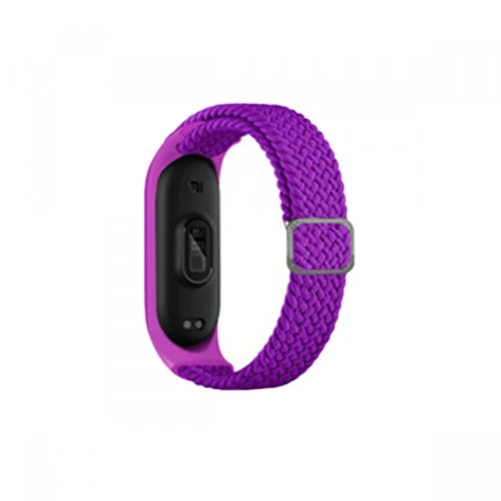 Mey İthalat®   Mi Band 7 Star Kordon - Mor