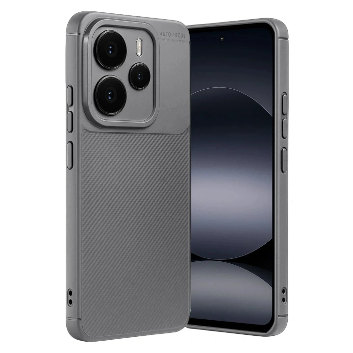 Mey İthalat®   Note 14 5G Auto Focus Karbon Kapak - Gri