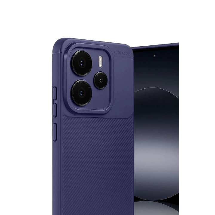 Mey İthalat®   Note 14 5G Auto Focus Karbon Kapak - Lacivert