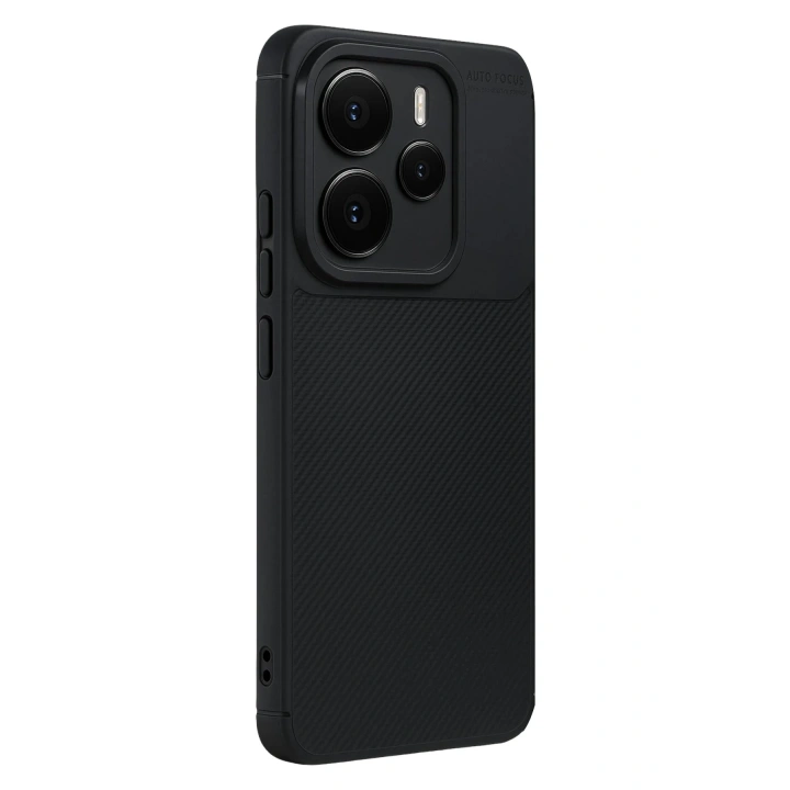 Mey İthalat®   Note 14 5G Auto Focus Karbon Kapak - Siyah